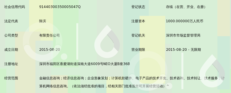 深圳银领金融信息服务
